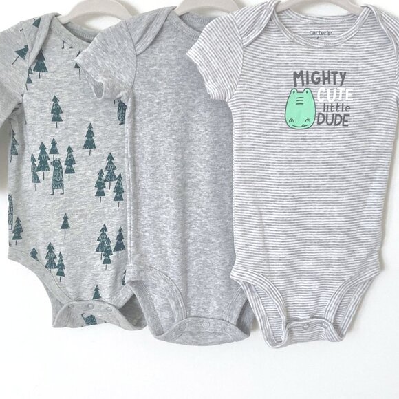 Baby Bundle 3-6M - Grey Stripes - Carter's/Gap - Picture 2 of 9